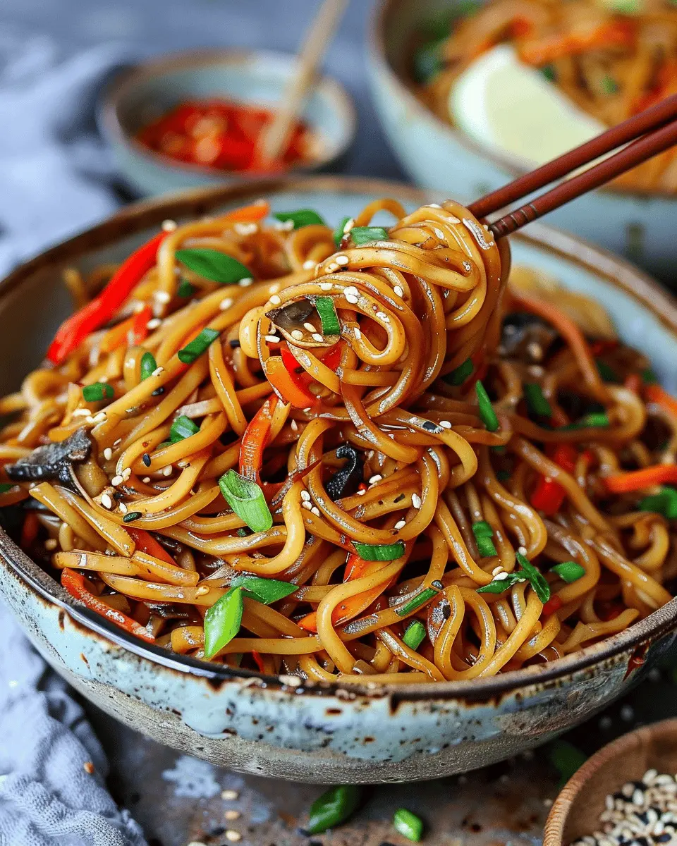 Vegetable Stir Fry Noodles: Easy and Flavorful Family Dinner