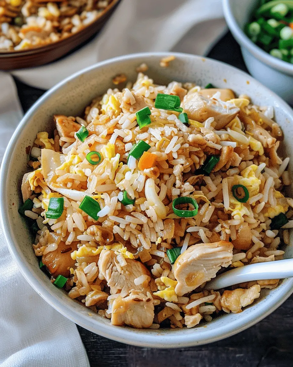 Chinese Chicken Fried Rice: Easy Recipe with Turkey Bacon Twist