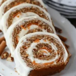 Carrot Cake Roll (Easter Dessert)