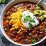 This easy Crockpot Chili recipe