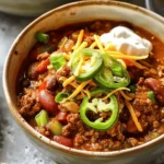 Slow Cooker Beef Chili Recipe