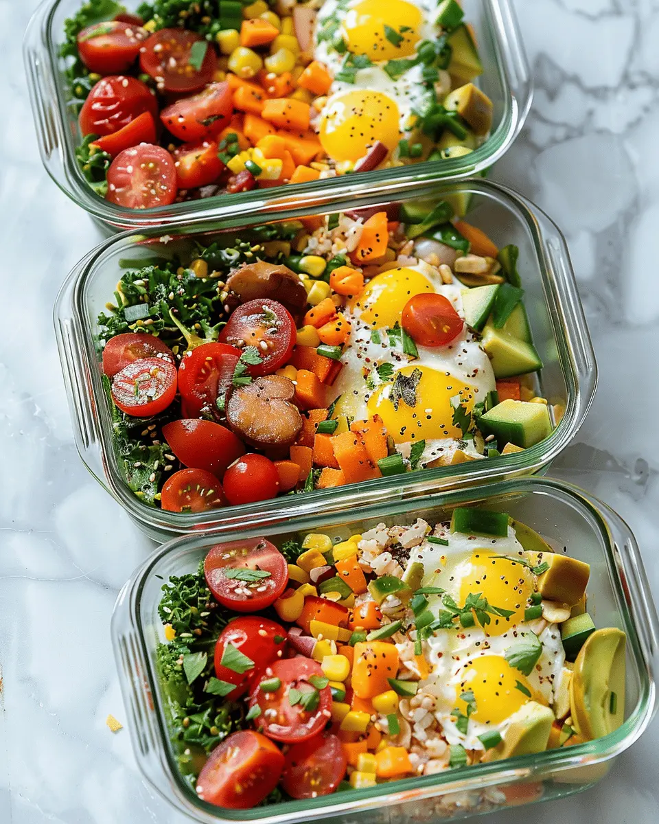 Healthy Meal Prep Breakfast Bowls for Easy and Nourishing Mornings