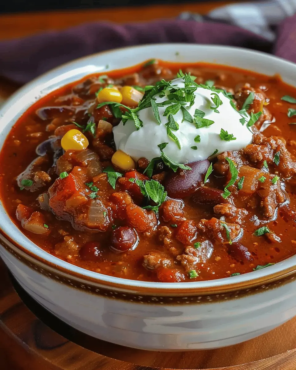 Crock Pot Chili: The Best Comfort Food with Turkey Bacon Delight