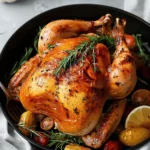 Easy Whole Roasted Chicken Recipe