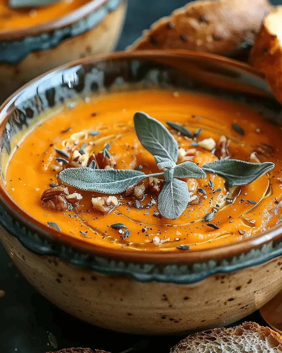 Cozy Up With Harvest Delight Pumpkin Sage Bisque for a Healthy Cozy Meal