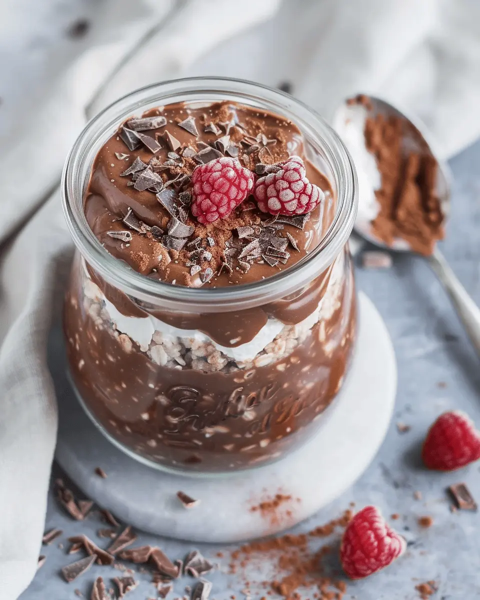 High Protein Chocolate Overnight Oats: Easy and Indulgent Start