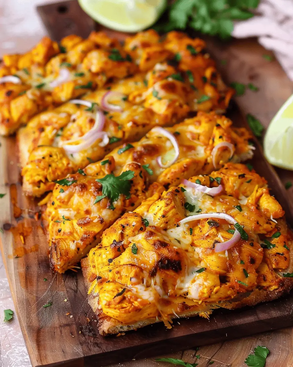 Tandoori Chicken Garlic Bread: Easy Homemade Flavor Delight