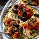 Mediterranean Chicken Foil Packets