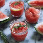 Frozen Rosemary Watermelon-Ade