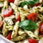 Easy Chicken Pesto Pasta Salad