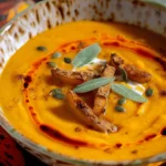 Autumn-Spiced Roasted Pumpkin Soup
