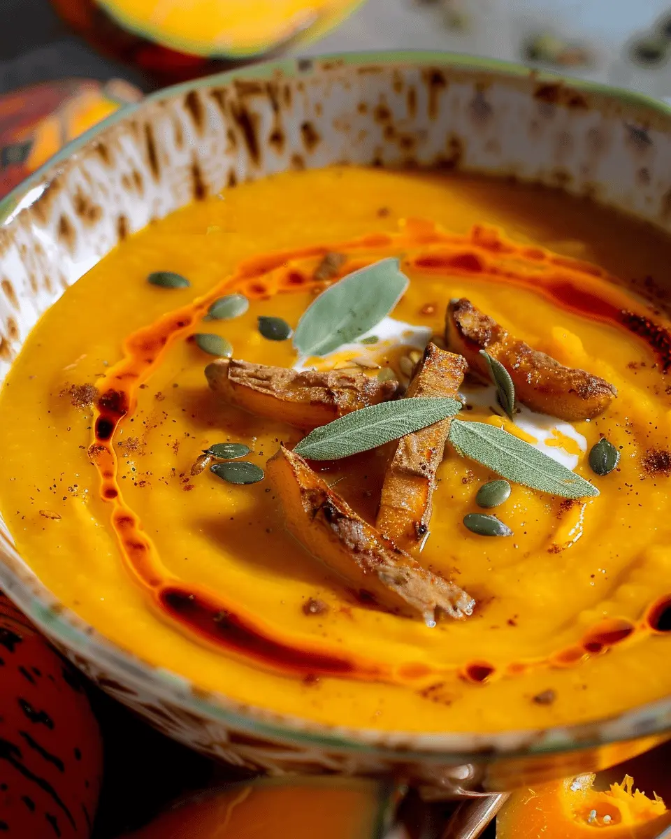Autumn Spiced Roasted Pumpkin Soup: A Cozy, Indulgent Delight