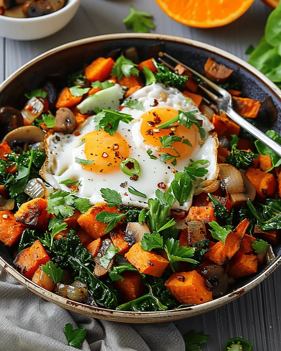 Sweet Potato Breakfast Hash with Turkey Bacon: A Hearty Delight