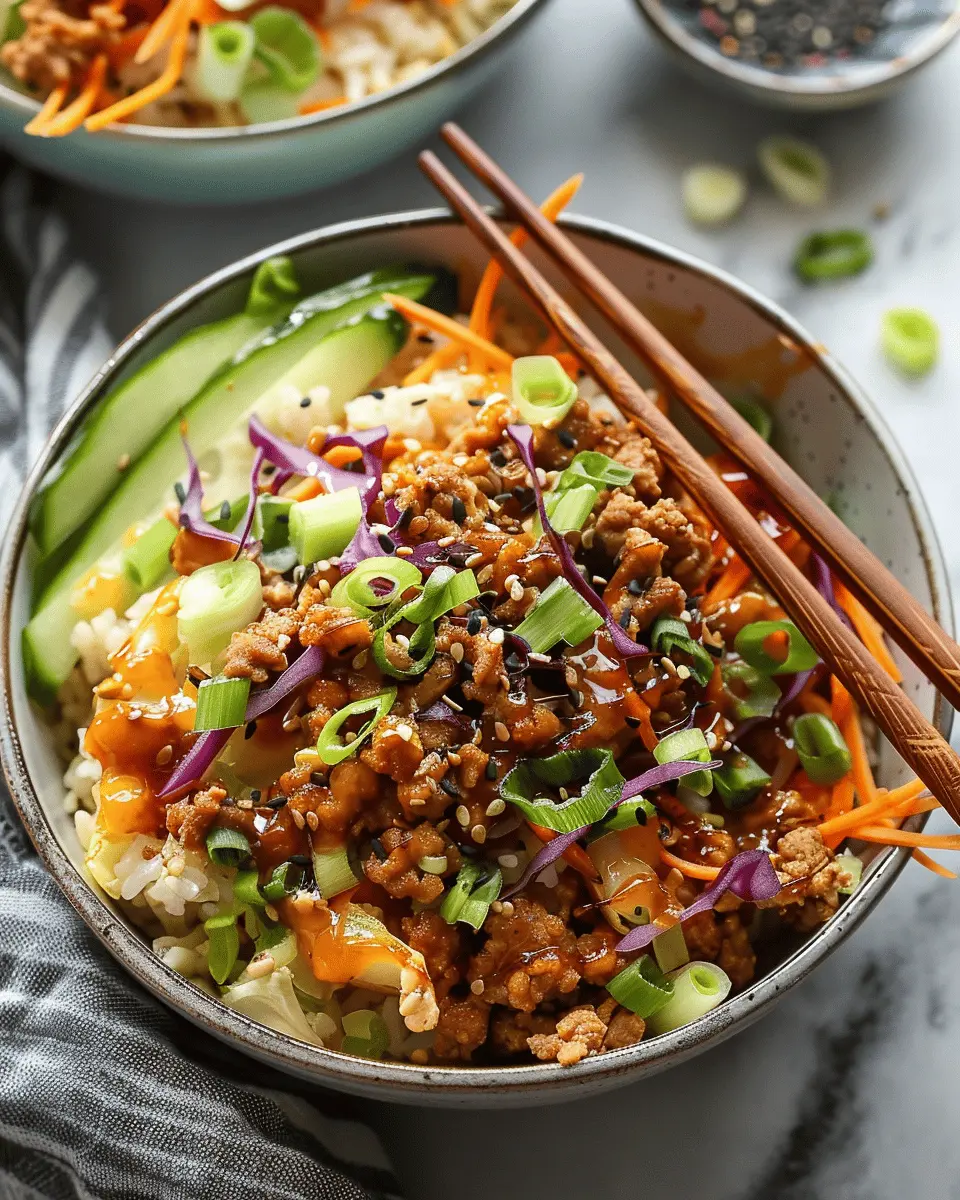 Ground Turkey Egg Roll in a Bowl: Easy & Delicious Weeknight Meal