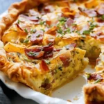 Potato and Bacon Breakfast Quiche