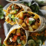 Spicy Breakfast Potato Burritos