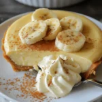 Crustless Low Calorie Banana Cream Pie
