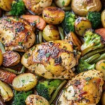 Sheet Pan Garlic Butter Chicken and Veggies