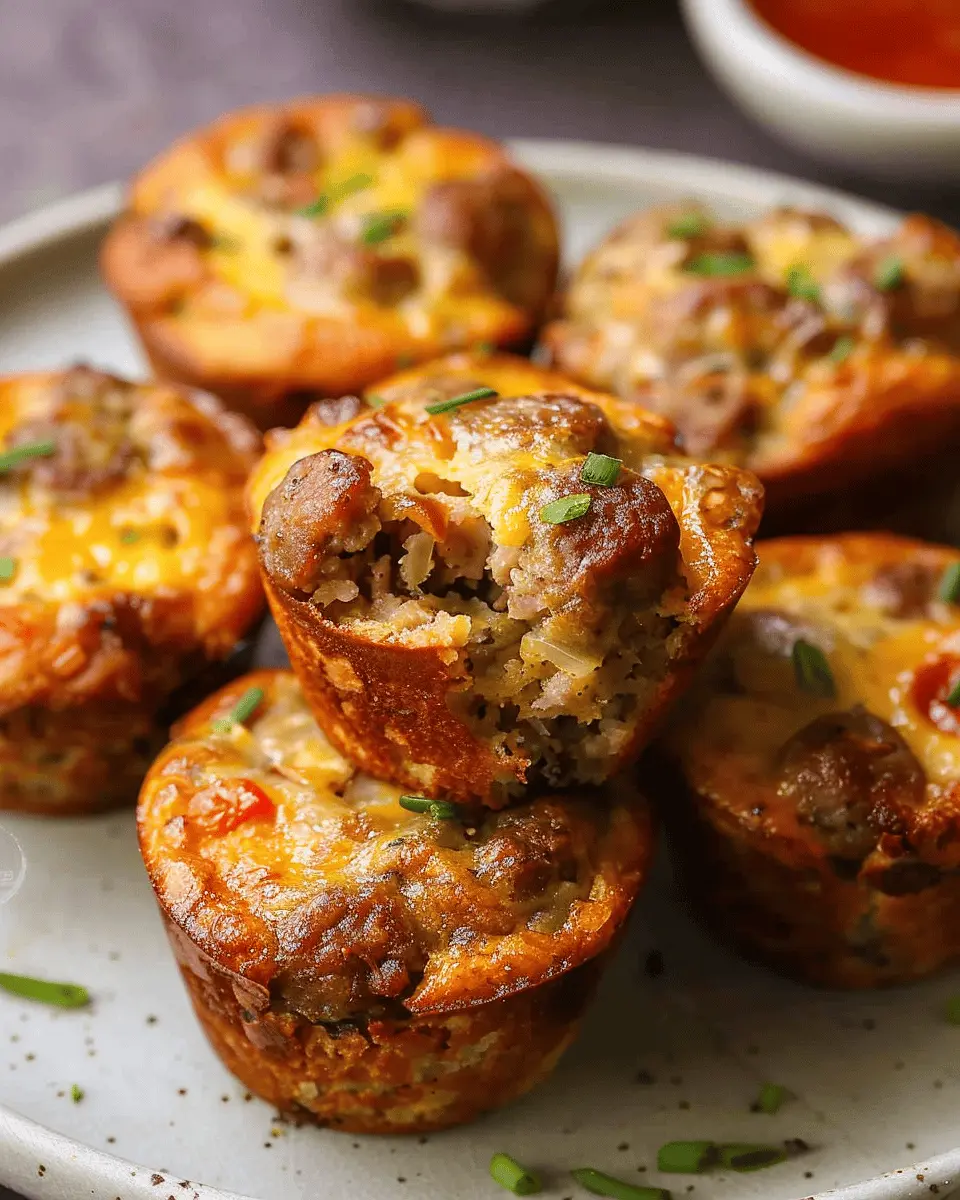 High-Protein Pancake Sausage Mini Muffins for Easy Mornings