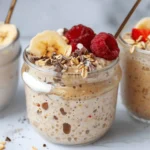 Protein-Packed Overnight Oats (40g Protein)