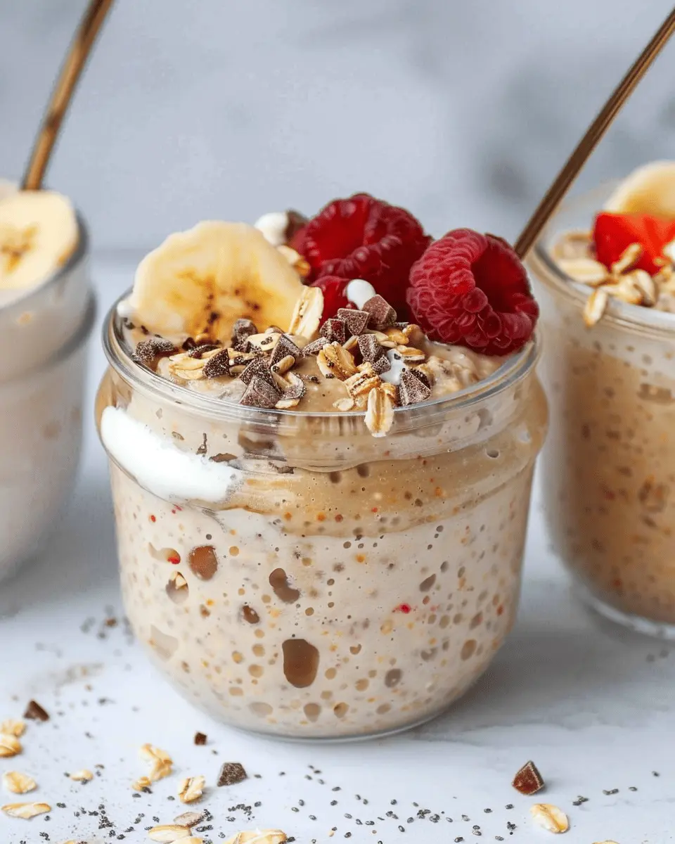 Protein-Packed Overnight Oats: Easy 40g Protein Breakfast Boost