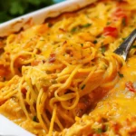 Irresistible Spicy Southern Chicken Spaghetti Casserole