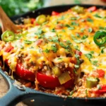 Mexican Stuffed Pepper Casserole