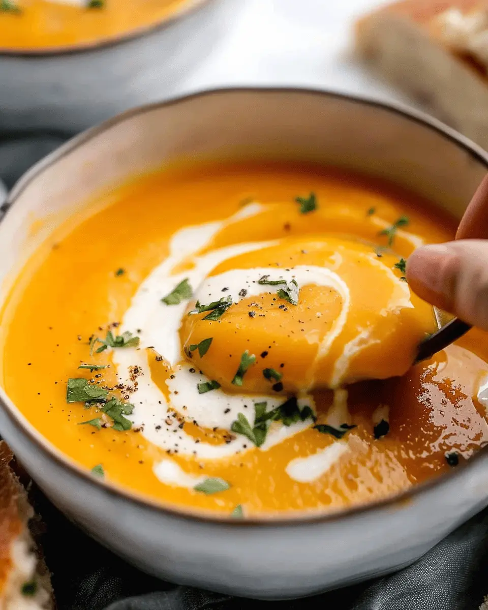 Easy Pumpkin Soup with Turkey Bacon: A Creamy Cozy Delight