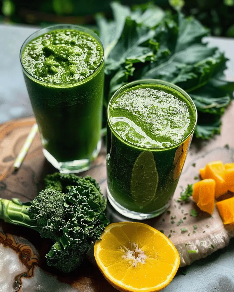 Deep Tropical Vibes Green Smoothie for a Refreshing Boost