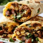 High-Protein Breakfast Burritos (30g Protein)