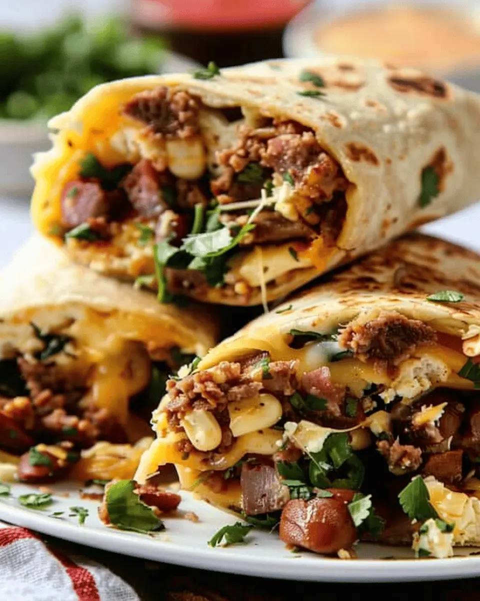 High-Protein Breakfast Burritos: Indulge in 30g Protein Joy