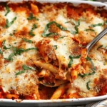 Dump-and-Bake Chicken Parmesan Casserole