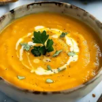 Spiced carrot & pumpkin soup
