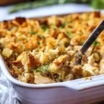 Easy Chicken and Stuffing Casserole
