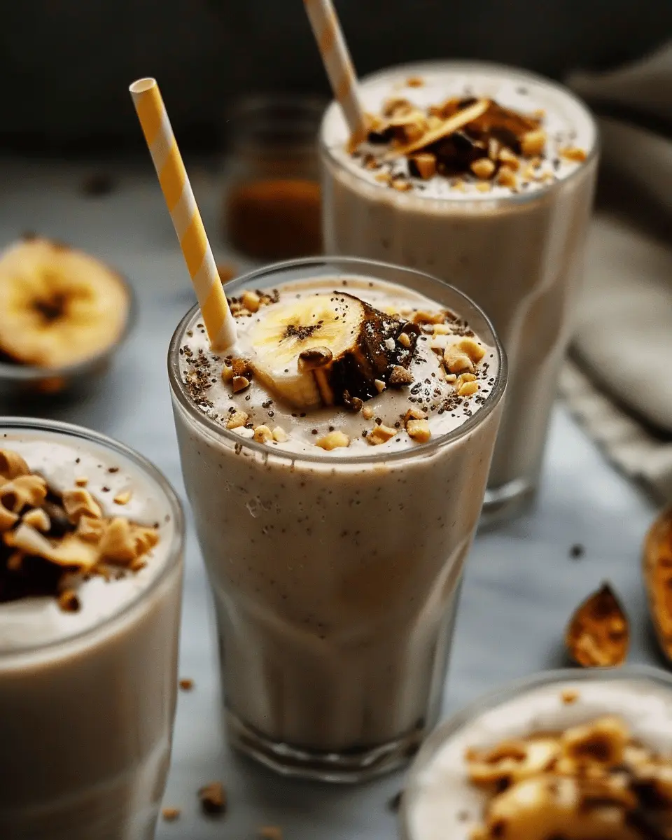 Banana Bread Shakes with Walnut Milk: Your Easy Indulgence