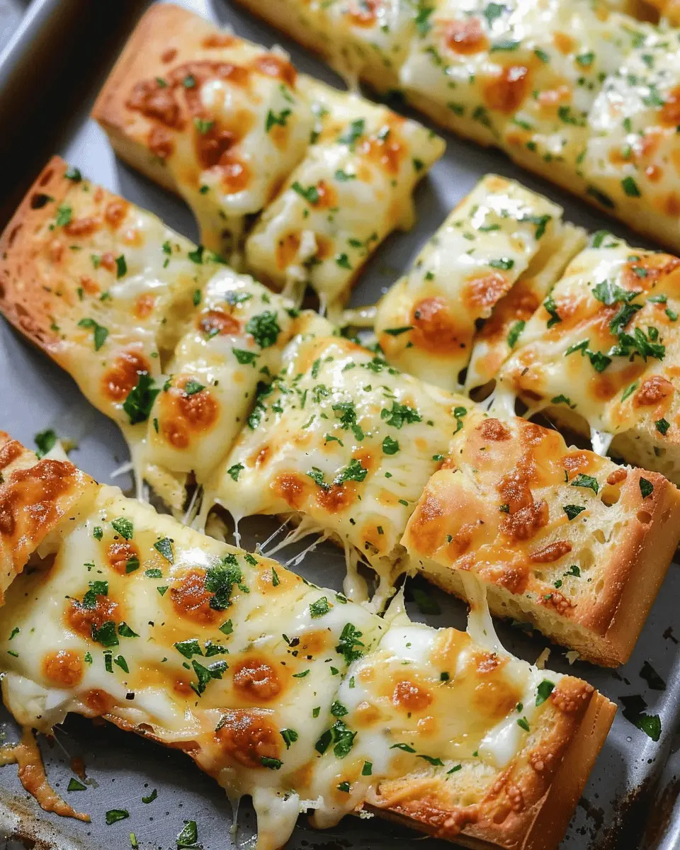 Cheesy Garlic Bread: The Best Flavor Explosion You’ll Crave