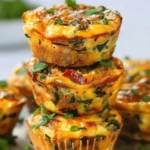Veggie Egg Muffins (15g Protein Each)