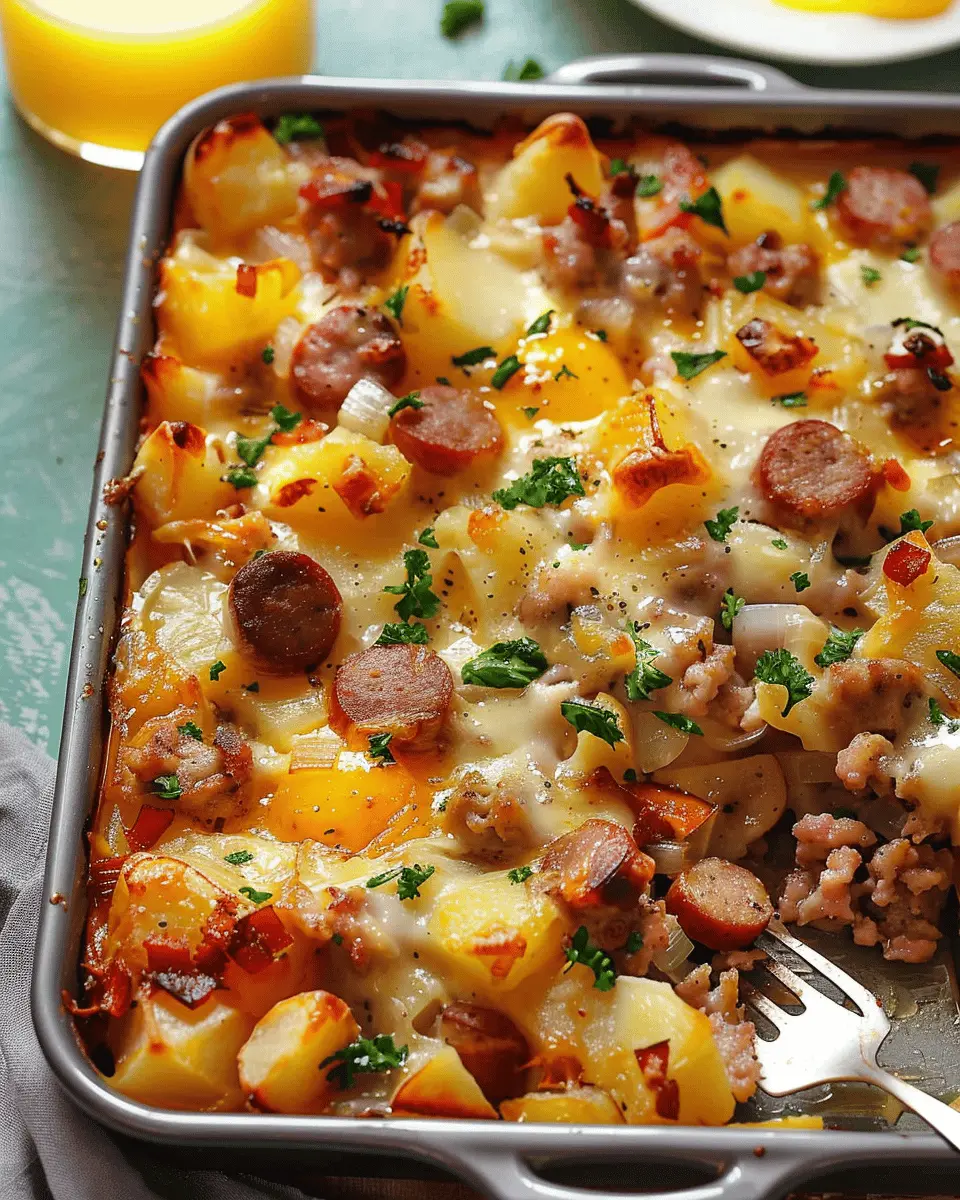 Breakfast potato and sausage bake: Easy family favorite recipe