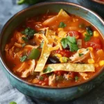 Slow Cooker Chicken Tortilla Soup