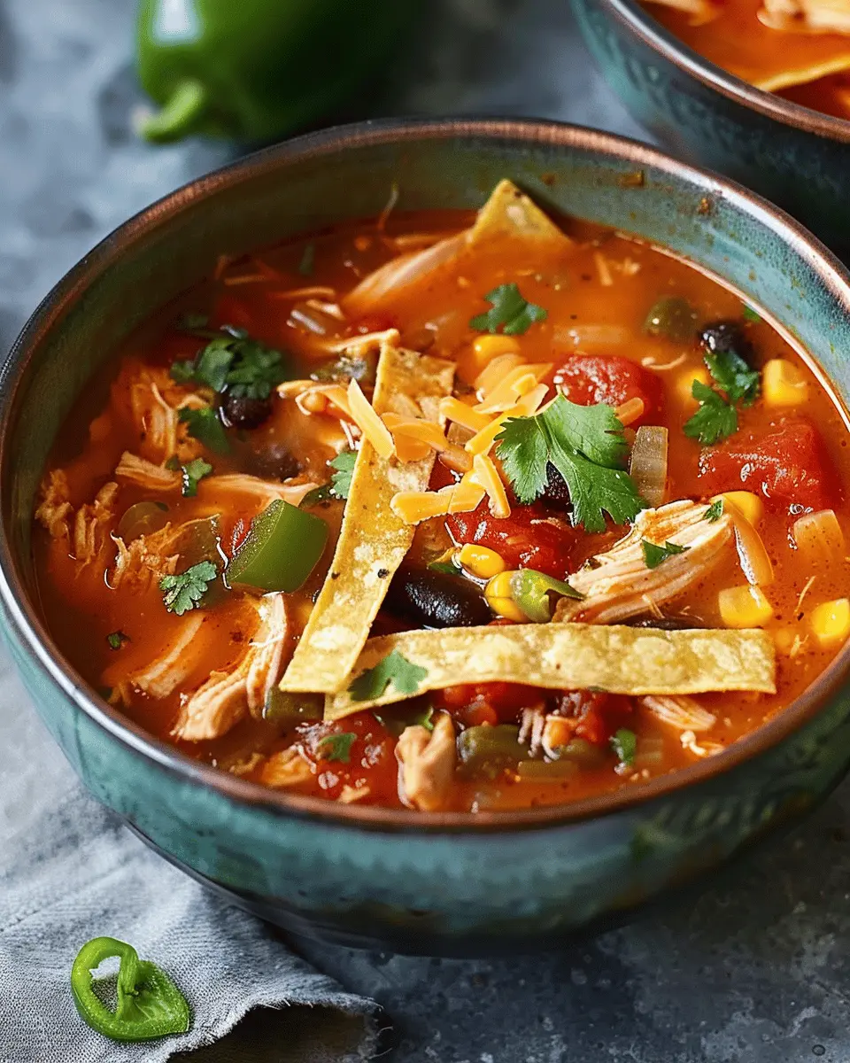 Slow Cooker Chicken Tortilla Soup: The Easy Comfort Food Delight