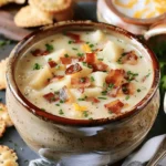 Easy Slow Cooker Potato Soup with Bacon & Cream Cheese