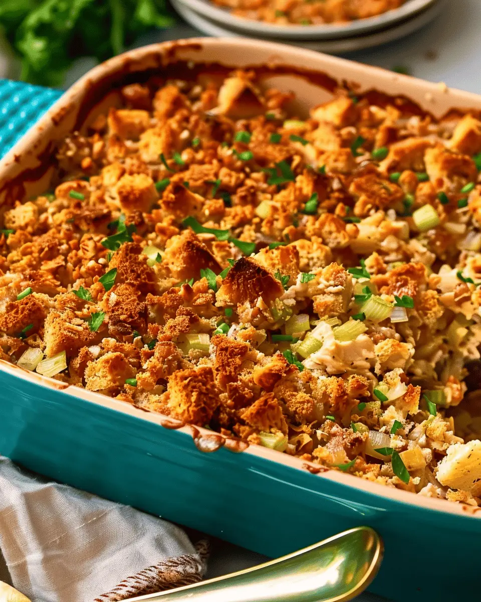 Easy Chicken and Stuffing Casserole: A Cozy, Comfort Food Delight