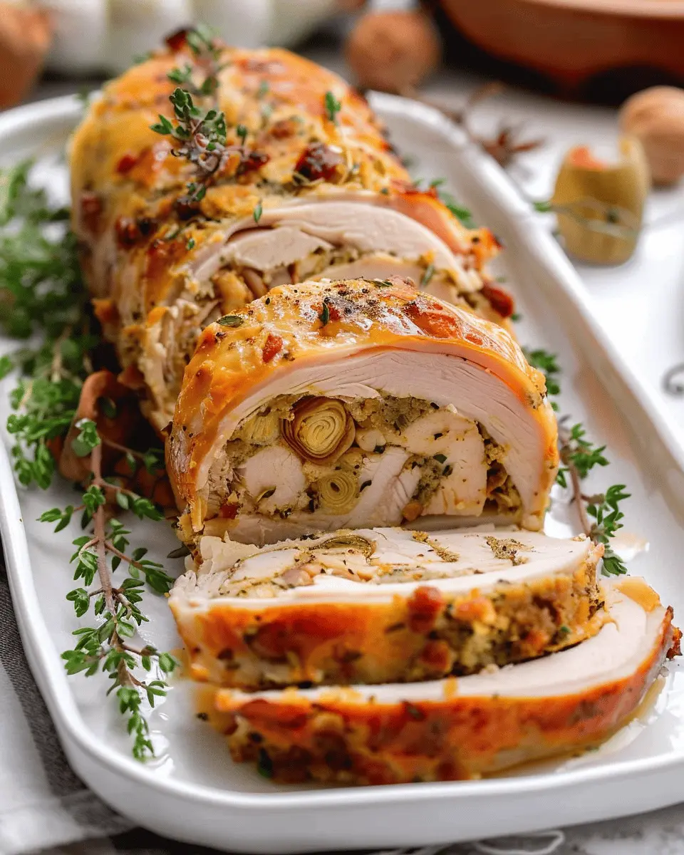 Turkey Roulade: Juicy Recipe with Turkey Bacon & Chicken Ham