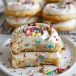 crumbl birthday cake cookie