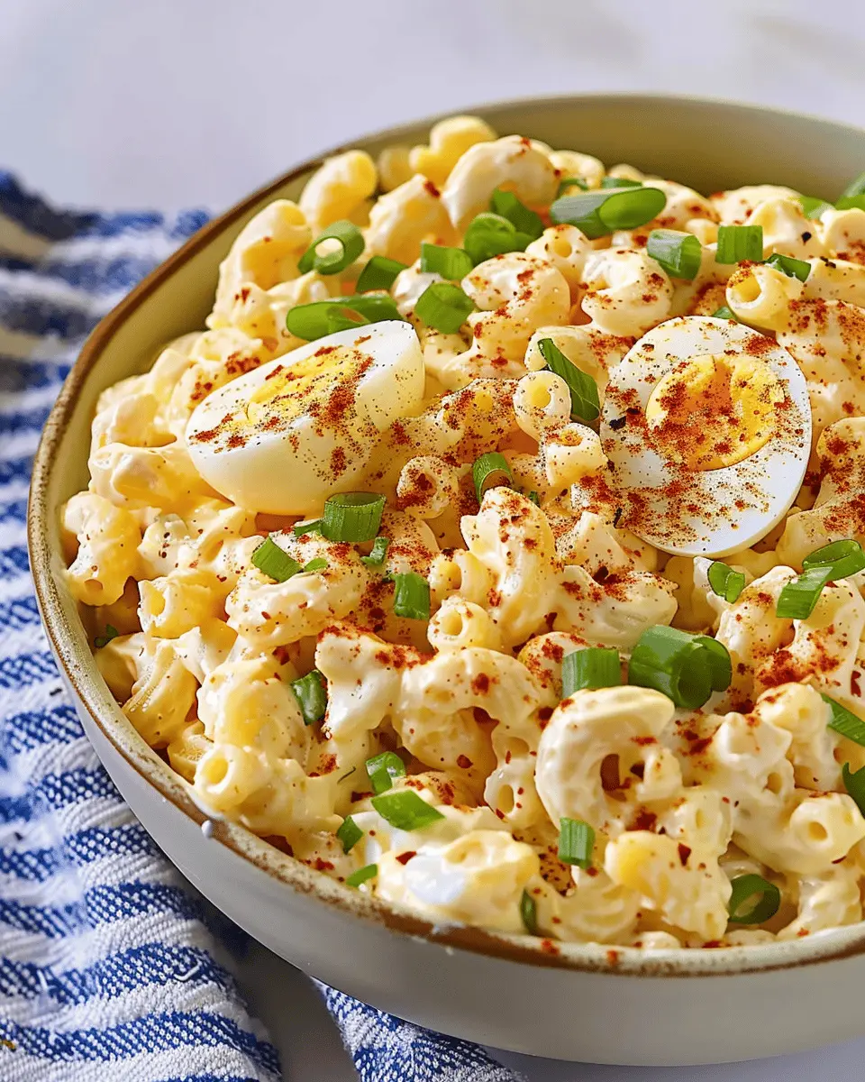 Creamy Deviled Egg Macaroni Salad: The Best Comfort Food Twist
