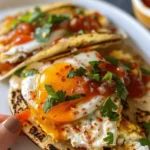 High Protein Cottage Cheese Breakfast Tacos