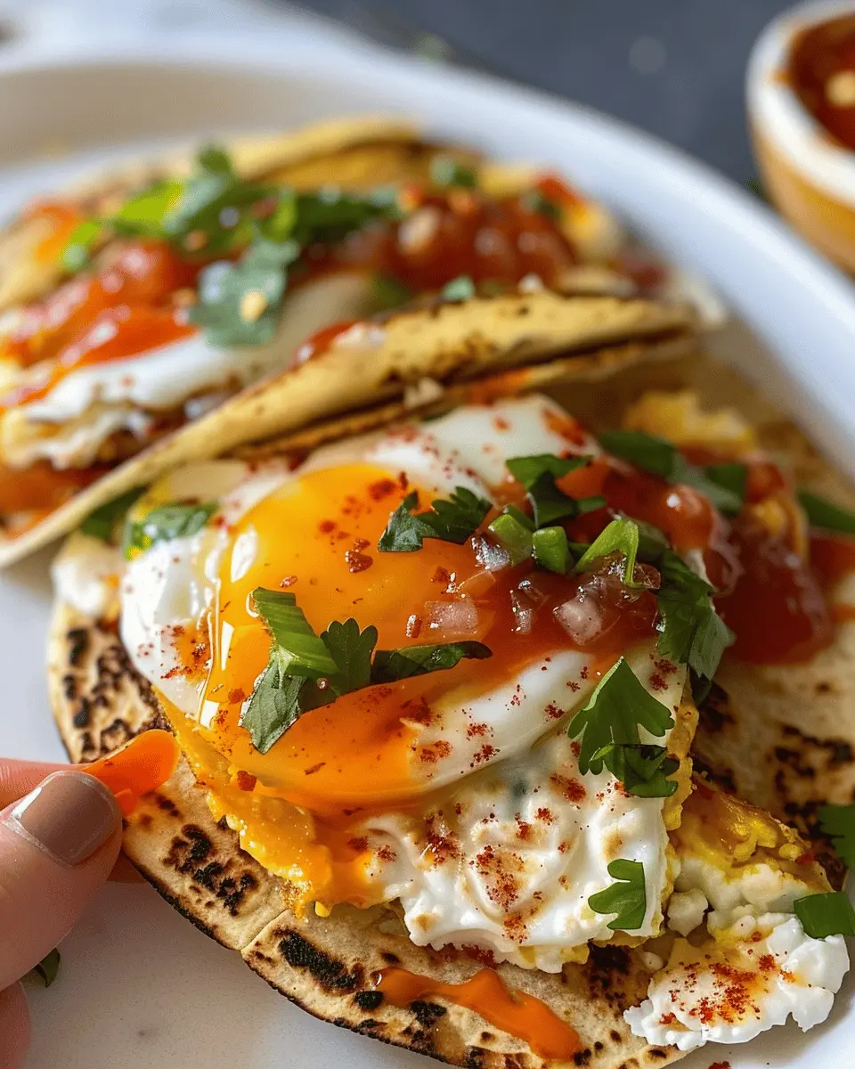 High Protein Cottage Cheese Breakfast Tacos with Turkey Bacon Treats