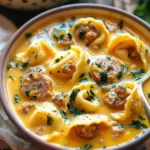 Butternut Squash Sausage Tortellini Soup Recipe