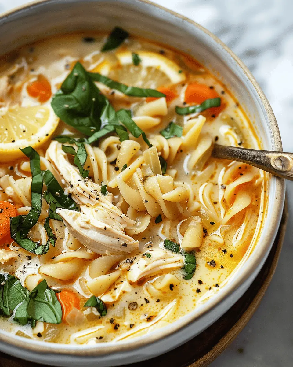 Lemon Ricotta Chicken Pasta Soup: A Cozy and Healthy Delight
