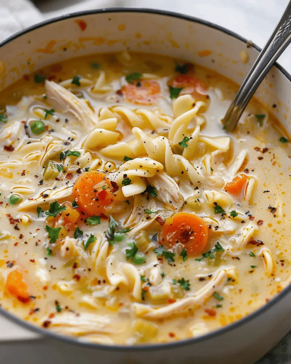 Crack Chicken Noodle Soup: Easy Comfort with Turkey Bacon and Chicken Ham